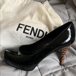 Fendi patient leather pump